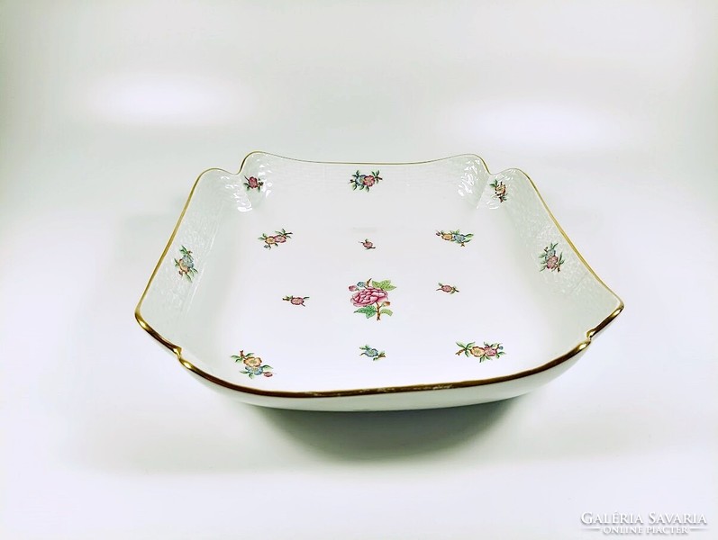 Herend, side dish with Eton pattern (181), hand-painted porcelain, flawless! (J361)