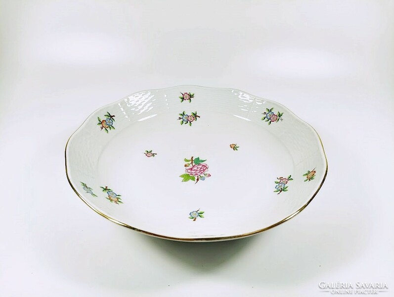 Herend, side dish with Eton pattern (82), hand-painted porcelain, flawless! (J358)