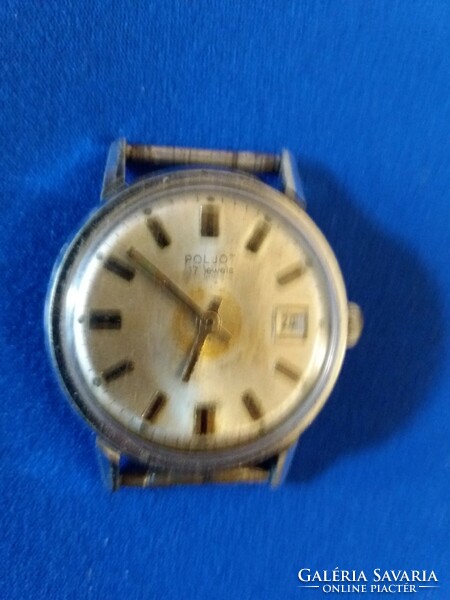 Old Poljot men's mechanical watch overdrawn as shown in the pictures