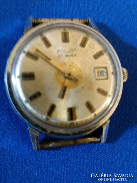 Old Poljot men's mechanical watch overdrawn as shown in the pictures