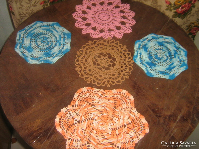 Cute antique hand crocheted tablecloths at a very cheap price
