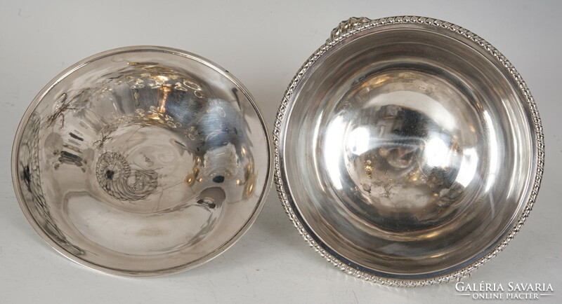 Silver covered bowl with moose figure on top