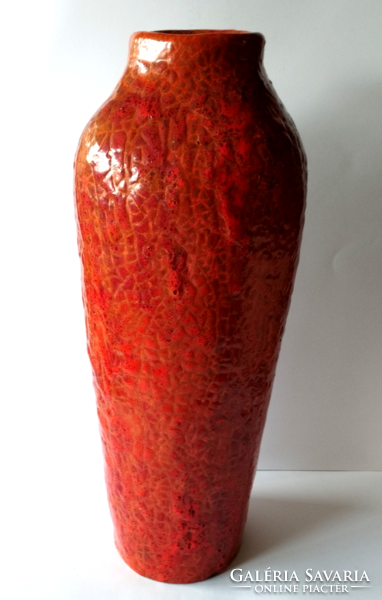 Extra large marked industrial artist ceramic floor vase