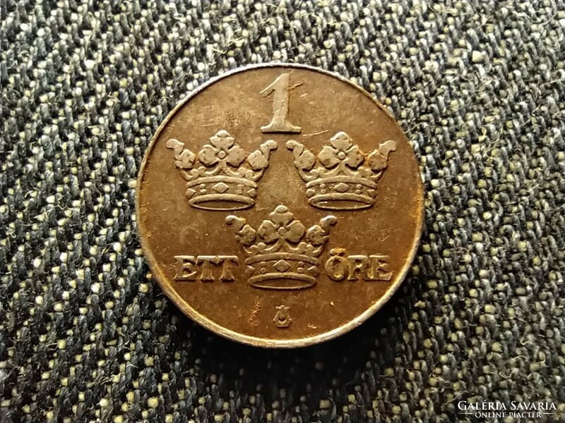 Sweden v. Gusztáv (1907-1950) 1 cent 1948 (id25473)