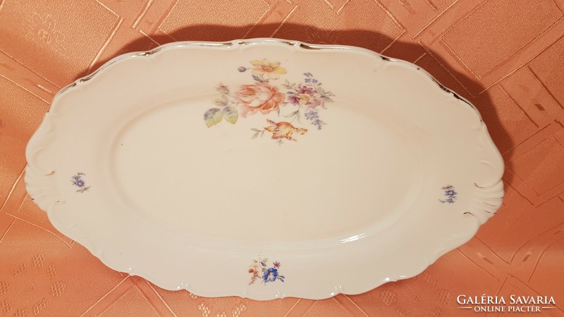 From HUF 1! Haas & czjzek old, fabulous giant serving bowl 35.5 cm x 25 cm