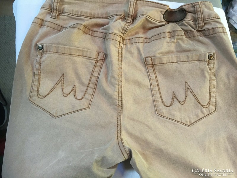 Marc Cain brand, German, sand-colored canvas pants for children 160 cm tall