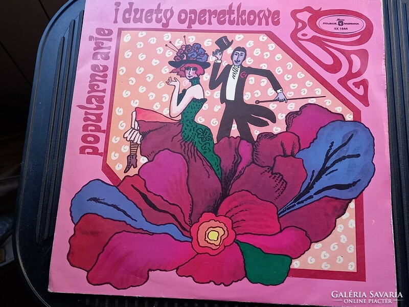 Szlovák népszeru operett részletek (Marica grofno, Bál a Savoyban), bakelit lemezen