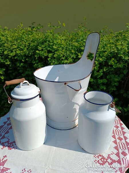 Old junk and milk jugs