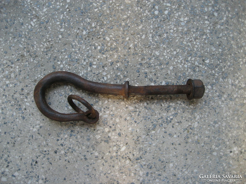 Antique old cart hook