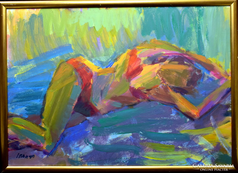 András Iváncsó (1972 worker) reclining nude