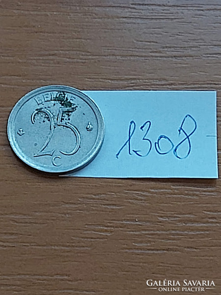 Belgium belgie 25 centimes 1973 1308