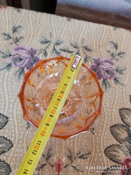 Gyönyörű üveg cukortartó cukros Gyűjtői mid-century modern