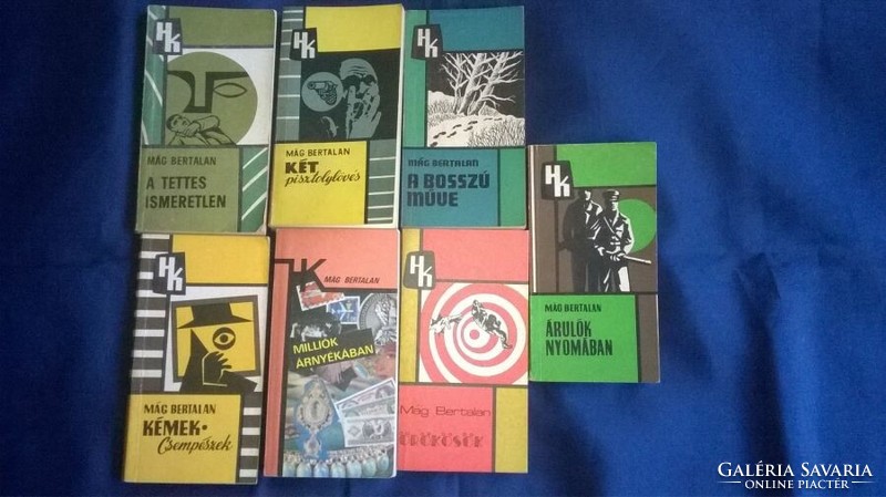 Mág Bertalan : Két pisztolylövés - Ritkább hk-s kiadás 1974.