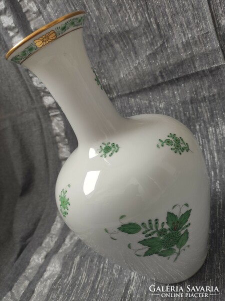 Herendi gyönyörű Apponyi mintás váza (27 cm magas)