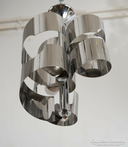 Modern style chrome chandelier