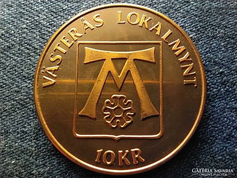 Sweden the Västerås Cathedral 1981 copper 10 crowns local currency (id55350)