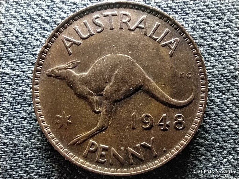 Ausztrália VI. György (1936-1952) 1 Penny 1948 . (id47308)