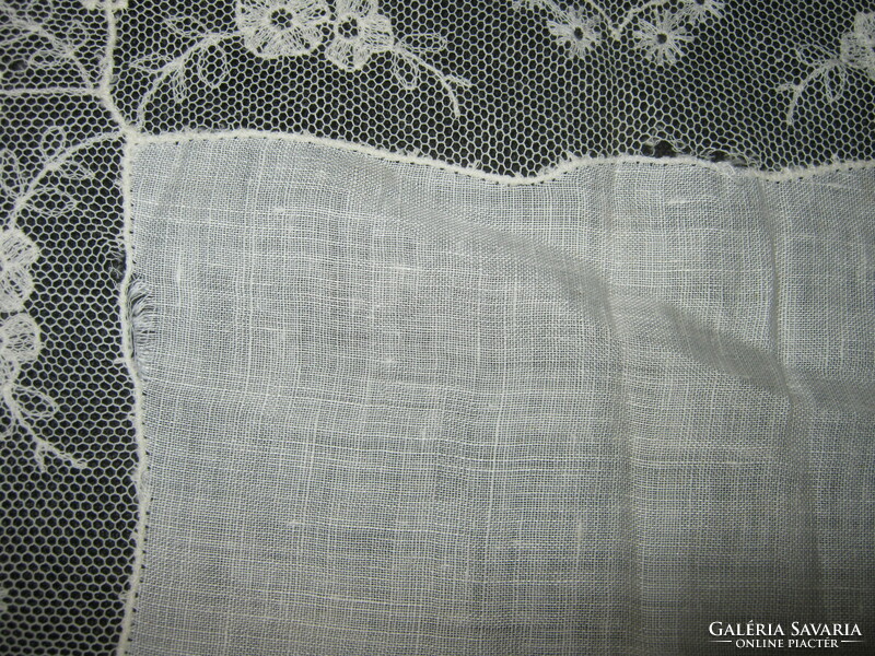 Old lace handkerchief