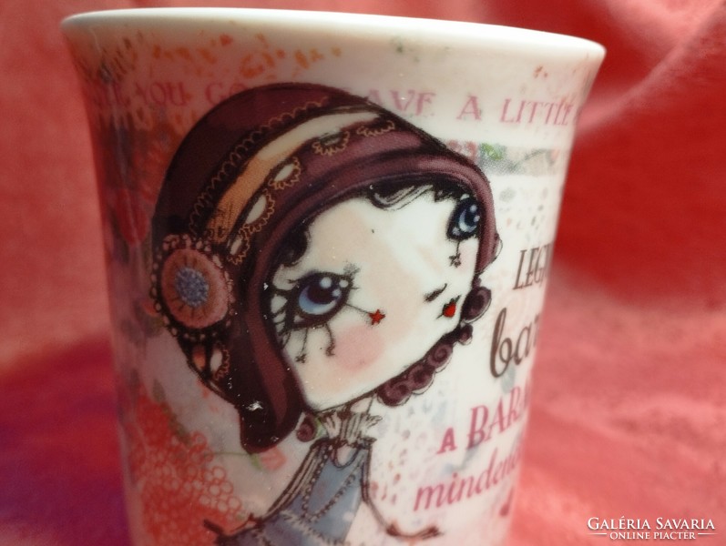 Friendship porcelain mug, cup