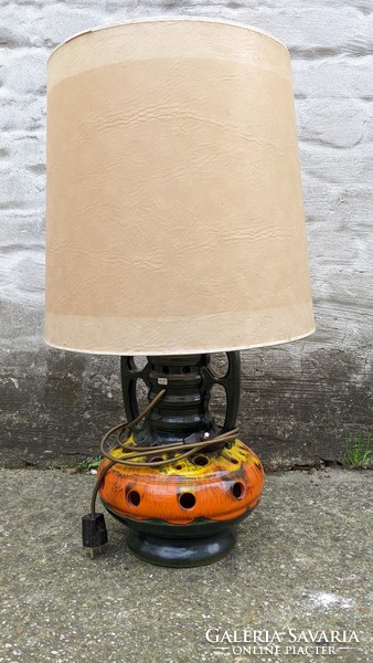 West German ceramic lamp