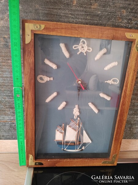 Sailing wall clock