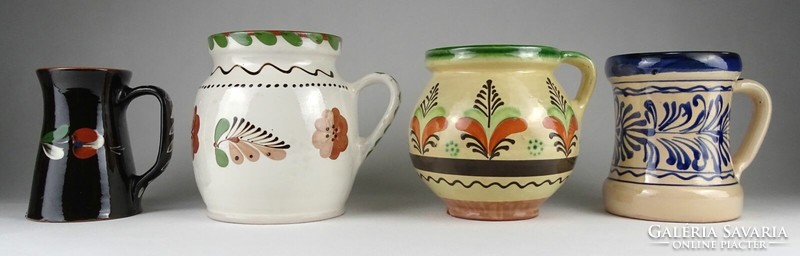1M773 old folk ceramics package of 4 pieces