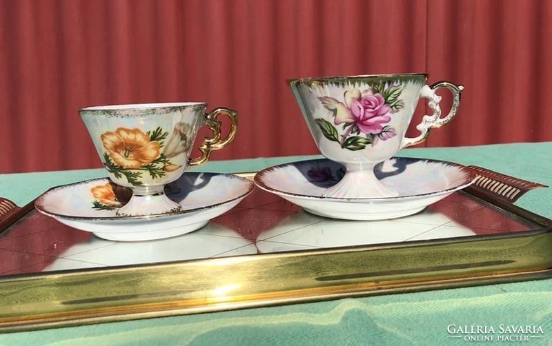 Beautiful elegant luster glaze gilt floral cup tea cup coffee cup