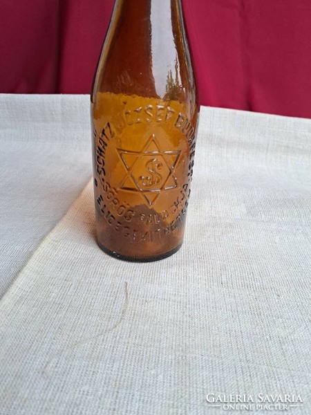 József Schätz Budapest beer bottle glass bottle