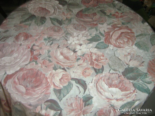 Beautiful vintage rose curtain