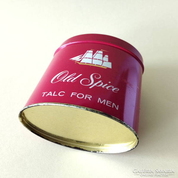 Vintage - old spice metal box men's powder from the 50s