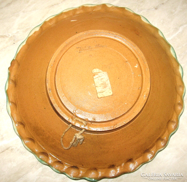 Kántor karcag ceramic wall plate