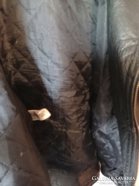 Nagy méretű bivalybőr kabát motoros dzseki