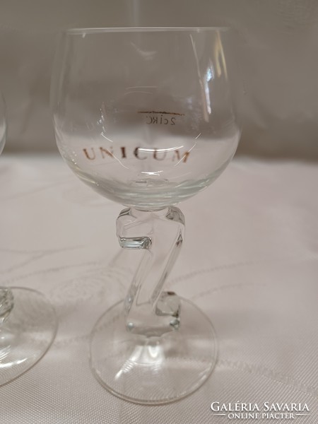 Unicum short drinking glass