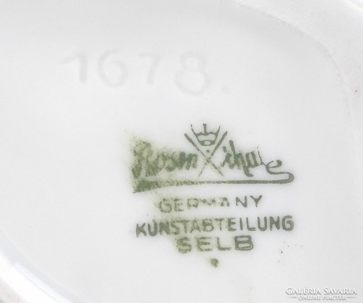 1L855 old marked fritz heidenreich rosenthal kingfisher