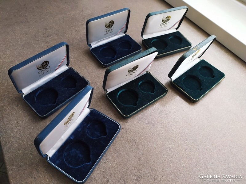 6 original Olympic medal holder gift box (id77136)