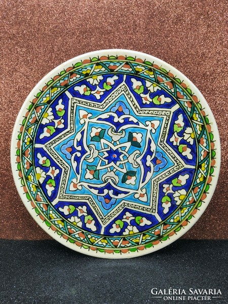 Turkish ceramic decorative plate