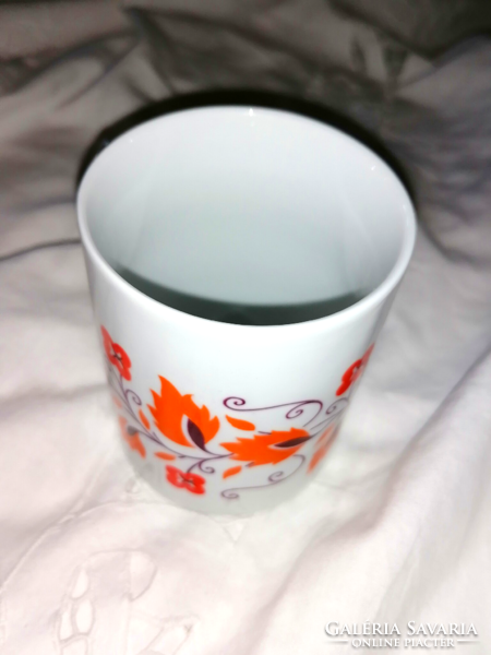 Retro mug with a rarer pattern, Zsolnay