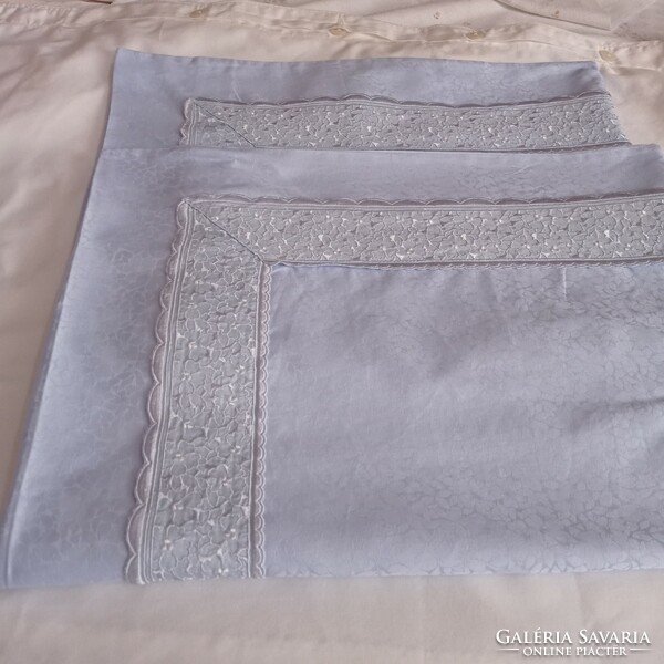 Blue damask pillowcase, 87 x 67 cm