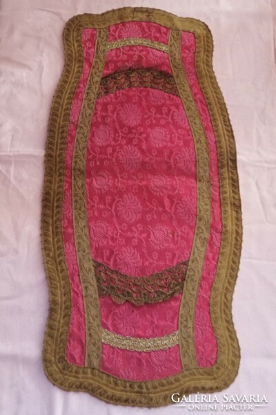 Antique, brocade tablecloth, 32 x 29 cm