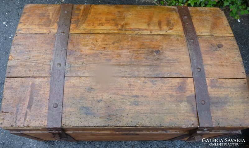 Old travel trunk.