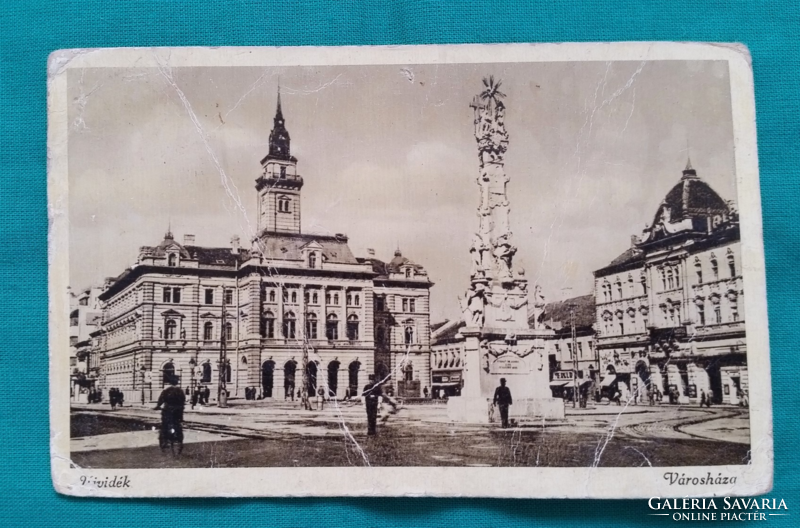 Novi Sad City Hall, 1942, monastery, ran postcard