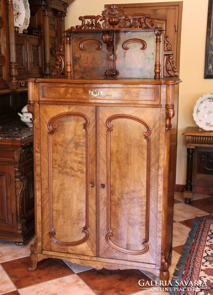 Huge chest of drawers, cupboard, sideboard carved from tin