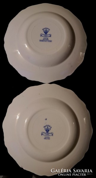 Dt/195. Mason's vista blue soup/deep plate