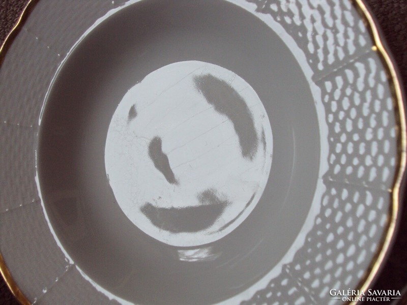 Retro régi jelzett mély leveses tányér Thun TK Natalie Csehszlovák gyártmány 3 db