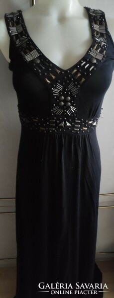 Egyptian style black maxi dress