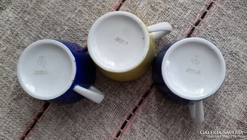 Retro drasche porcelain coffee cups - 3 pcs -