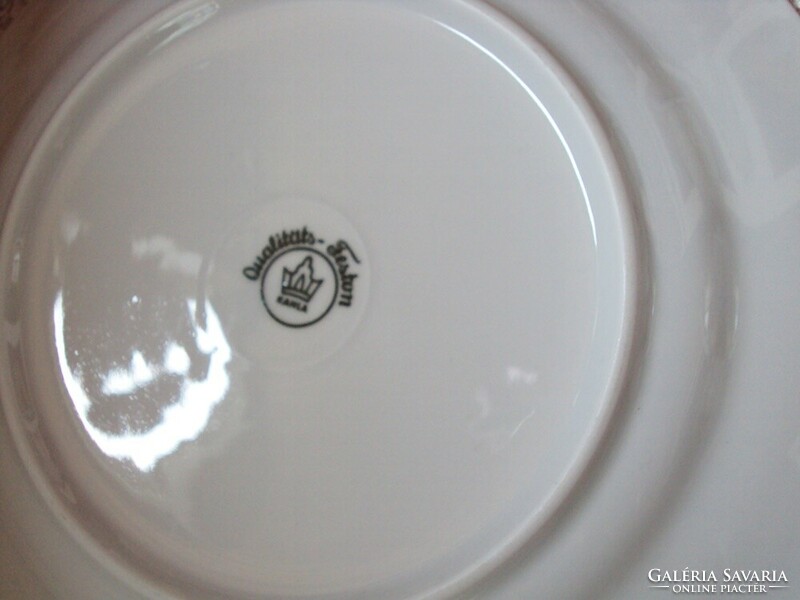 Retro régi porcelán tányér Bulgária, bolgár, kínai, Kahla, GDR Kelet-német 5 db