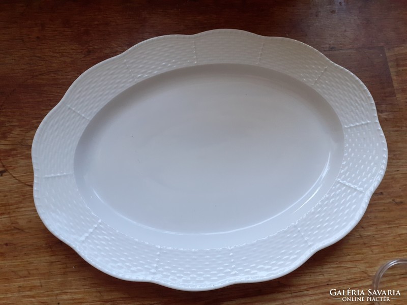 Herend white unpainted serving bowl
