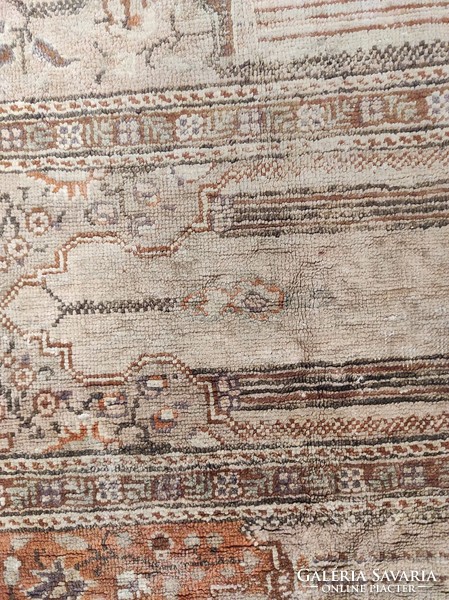 Antik csomózott kézi csomózású perzsa ima szőnyeg imaszőnyeg 463 7384