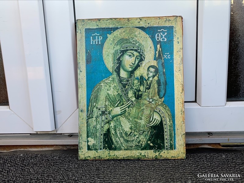 Old Russian icon large size 28 x 37.5 cm. Negotiable